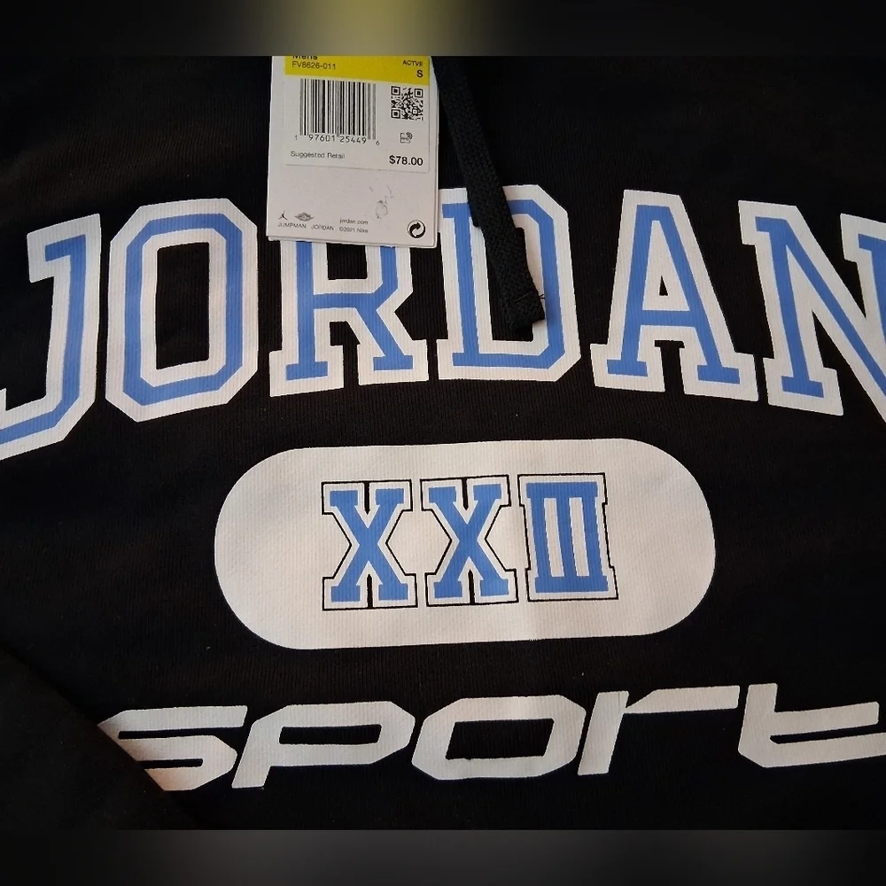 Jordan Sport Crossover Mens Dri-Fit Pullover Hoodie Fv8626-011 Nwt Size Small